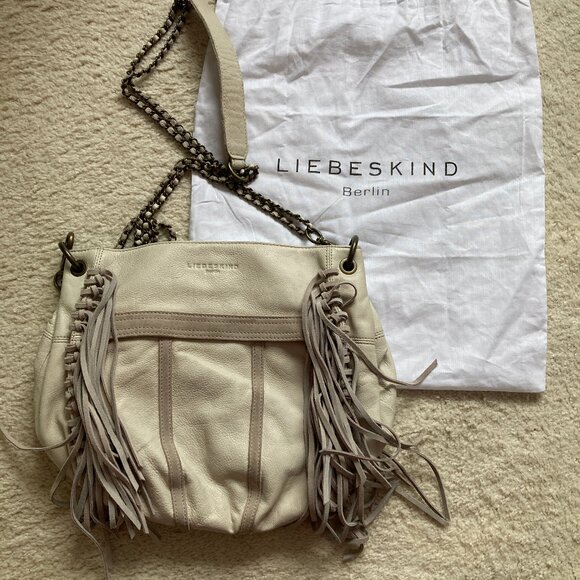 Liebeskind Vintage Crossbody Fringe Shoulder Bag Danielle EUC - Picture 6 of 8